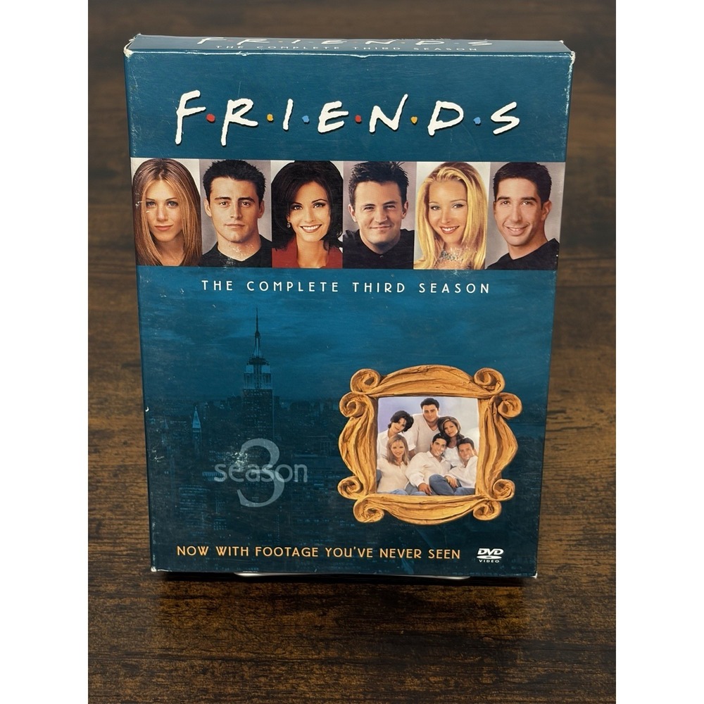 Friends: The Complete Third Season DVD Box‎ Set TV Show 4 Discs Season 3